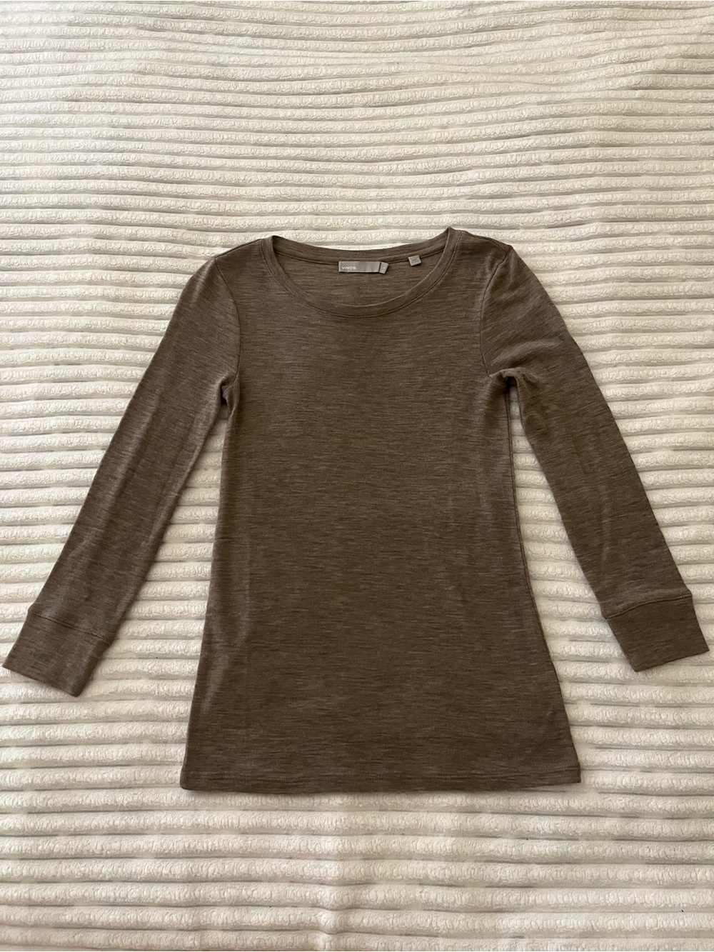 Vince Brown Wool Tee